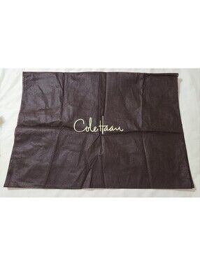 Cole Haan Boot Shoe Dust Bag Sz 20”x 27” Brown Storage Envelope Protective Cover
